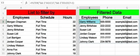 How To Filter Based On A List In Excel