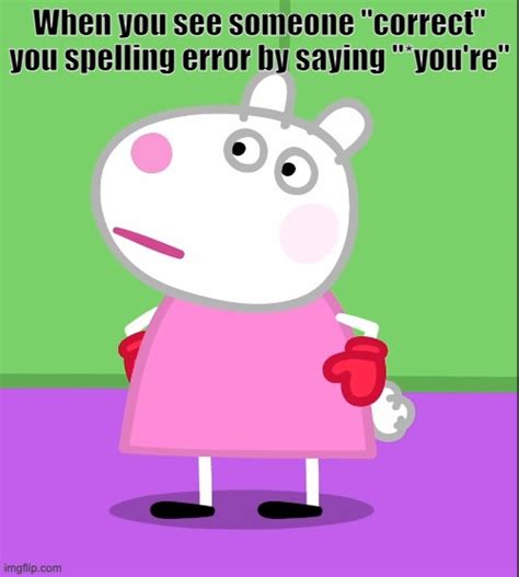 Unamused Suzy Sheep Peppa Pig Latest Memes Imgflip