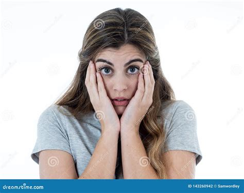 Young Attractive Woman Looking Scared Frightened And Shocked Human
