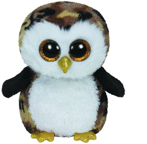 Ty Beanie Boos Owliver The Camo Owl Medium Plush