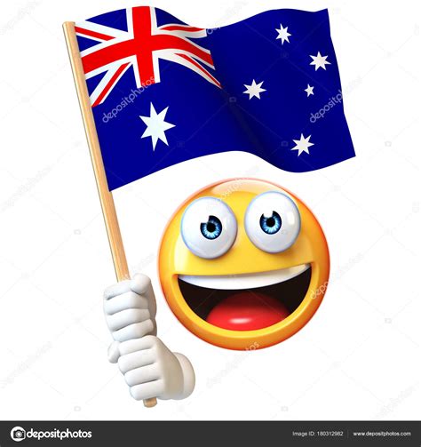 It later came to android in november 2014 and ios in april 2015. Emoji Holding Australian Flag Emoticon Waving National ...