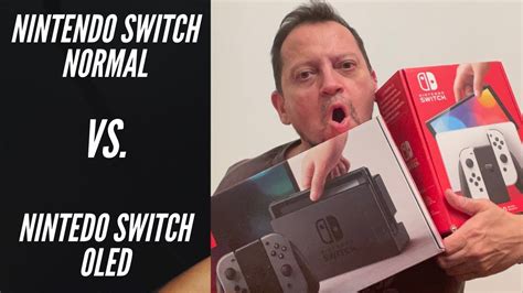 Nintendo Switch Oled Vs Nintendo Switch Normal Youtube