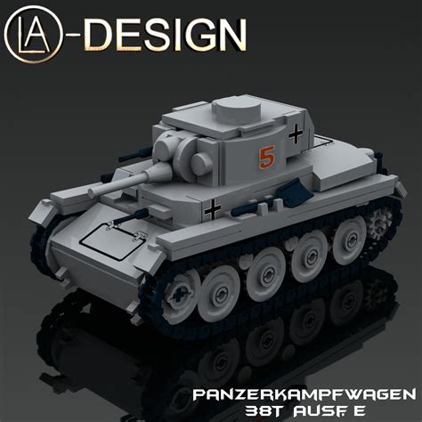 Lego Custom Ww2 German Panzer 38t 0 The Custom 38t Tank Au Flickr