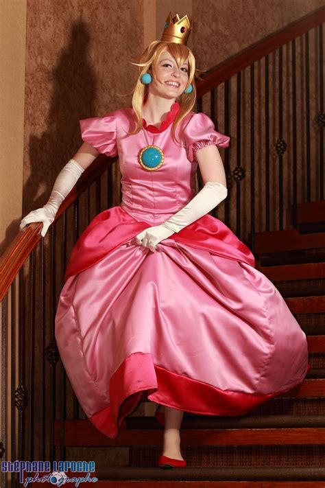 Princess Peach Peach Dress Princess Peach Dress Halloween Costumes