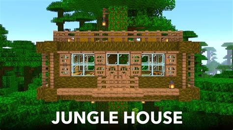 Minecraft Building A Jungle Tree House Tutorial 2 Youtube