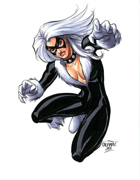 Black Cat By Scott Dalrymple Black Cat Comics Black Cat Marvel Cat