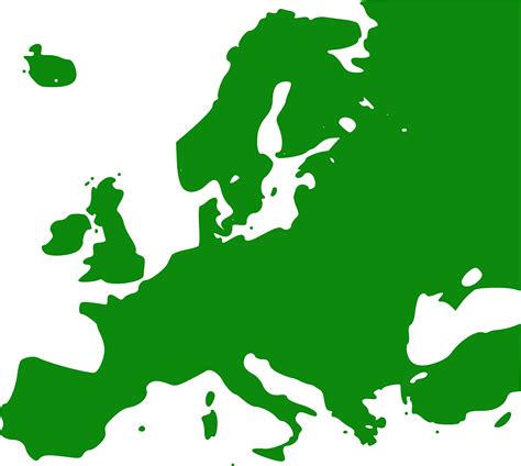 Download Hd Open Map Europe Green Transparent Png Image