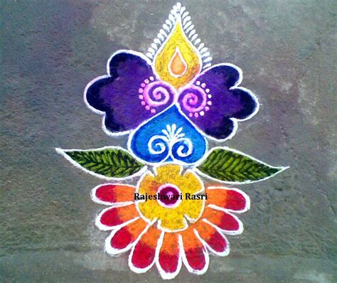 Imple and beautiful shuruba designs : Rangoli, Rangolis, Fancy, Colorful, Beautiful, Kolam, Welcome, Home, Portico, Gane… | Small ...