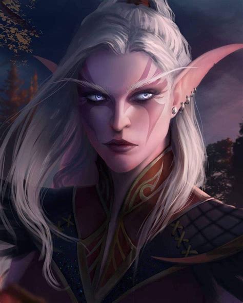 Night Elf Druid World Of Warcraft Characters Elf Art Night Elf