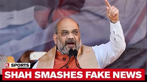 Home Minister Amit Shah Gives It Back To The Haters YouTube