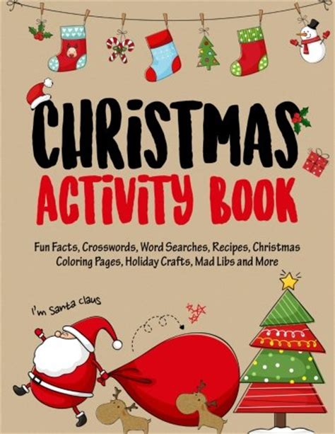 Christmas Activity Book Filled With Fun Christmas Activities Fun