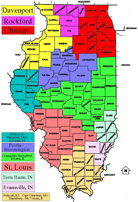 Show Me A Map Of Illinois World Map