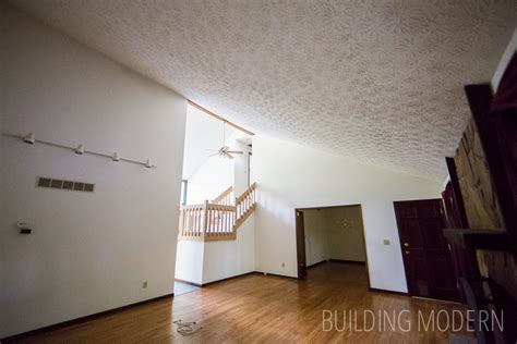 Sugar soap a stippled ceiling. Stippled Ceiling Cover Up: Do's, Don'ts, & Options