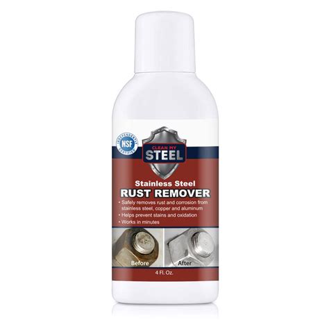 Clean My Steel Stainless Steel Rust Remover Kit 4 Oz Sk100 The Home Depot