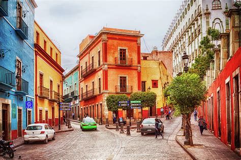 Colorful Street In Guanajuato Mexico Photograph By Tatiana Travelways