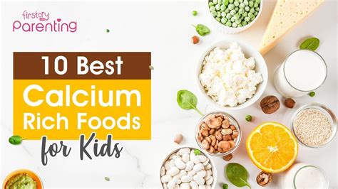 10 Best Calcium Rich Foods For Kids Youtube