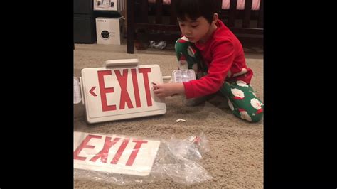 Exit Sign Review Youtube