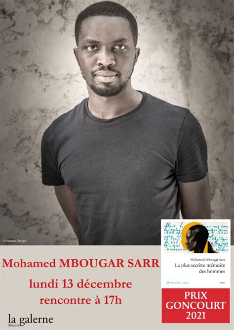 Rencontre Mohamed Mbougar Sarr Prix Goncourt 2021