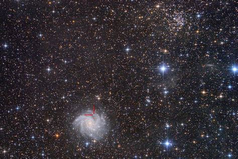 Cúmul Estel·lar Galàxia Espiral I Supernova