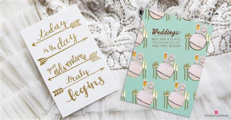 Say goodbye to a normal life, because it's the beginning of the most wild and crazy adventure of your existence! What To Write In A Wedding Card - American Greetings