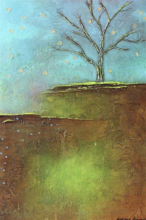 Springtime Leafless Tree Painting By Heather Haymart Fine Art America
