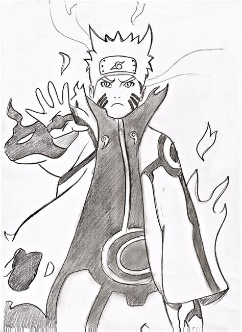 Naruto And Boruto Get Naruto Uzumaki Easy Naruto Pencil Drawing 