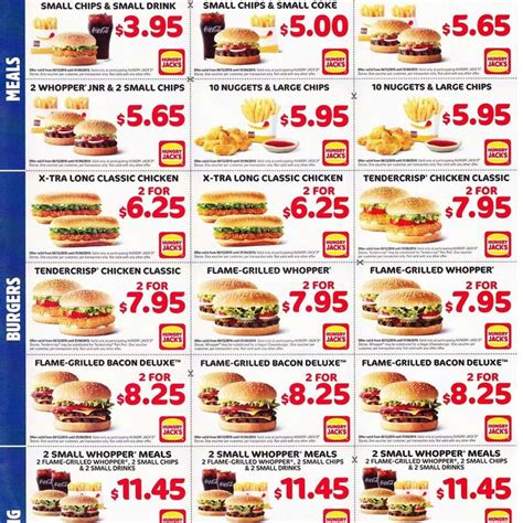 Hungry Jacks Vouchers Valid Until 1st April 2019 Hungry Jacks Hungry Breakfast Recipes