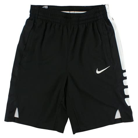 Nike Nike Mens Elite Stripe Basketball Shorts Black