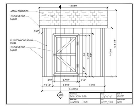 8x10 Shed Plans Free Instructables