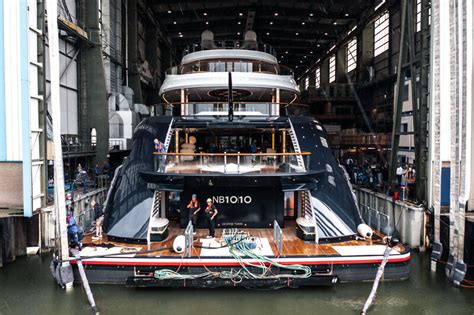 Photo Feadship Project 1010 Yacht Launch In Makkum Syt