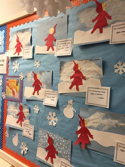 Great Literacyart Activity To Go Along With The Snowy Day By Ezra