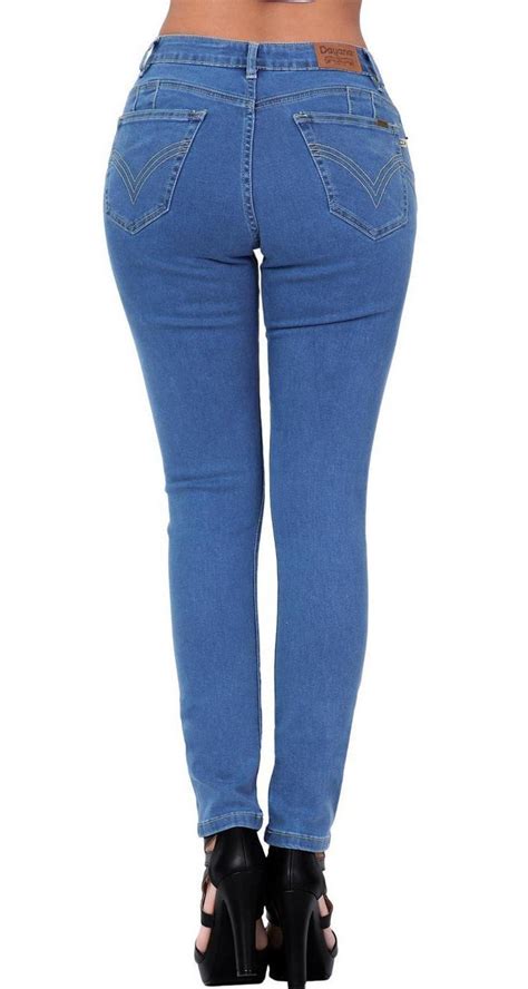 Jeans Dayana Mujer Bleach 50803602 Mezclilla Stretch Meses Sin Intereses