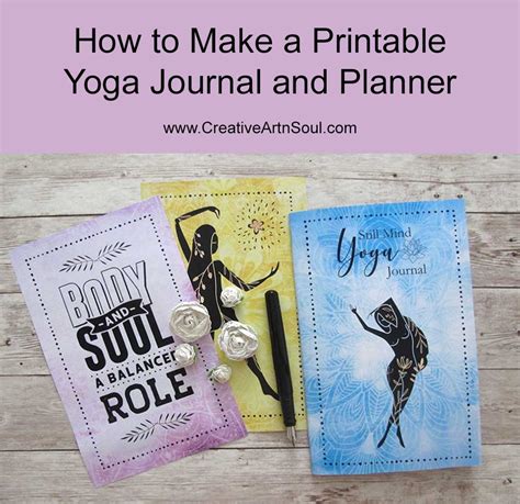 How To Make A Printable Yoga Journal And Planner Creative Artnsoul