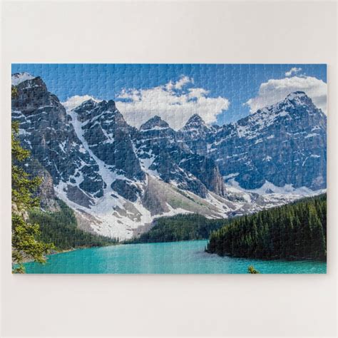 Moraine Lake Banff National Park Jigsaw Puzzle Moraine Lake Banff