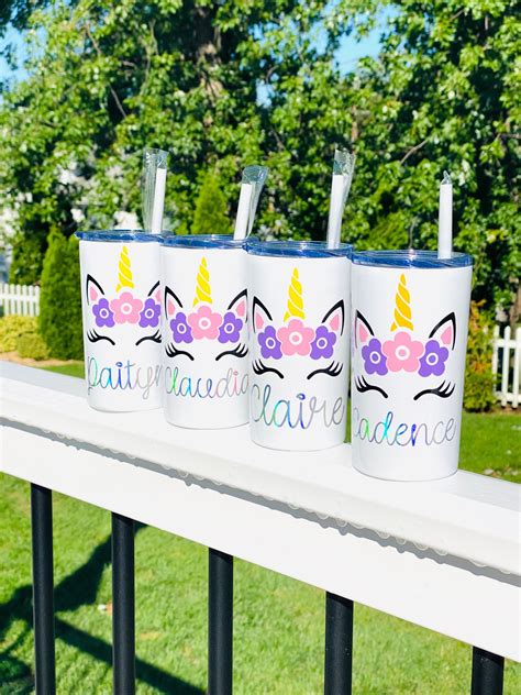 Personalized Skinny Kids Tumbler 12oz Kids Tumblers Skinny Etsy