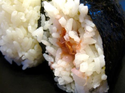 Onigiri Rice Balls With Pickled Plum Spontaneous Tomato