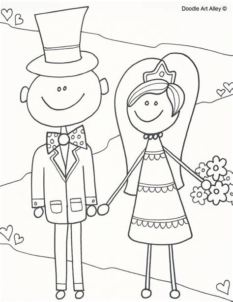 Wedding Coloring Pages Free Printable Printable World Holiday