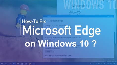 How To Fix Microsoft Edge Not Working Comops