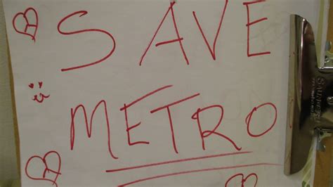 Petition · Save Metro ·