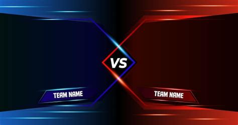 Premium Vector Versus Background Vs Battle Team Fight Vector Template