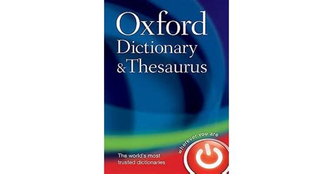 Oxford Dictionary And Thesaurus By Maurice Waite