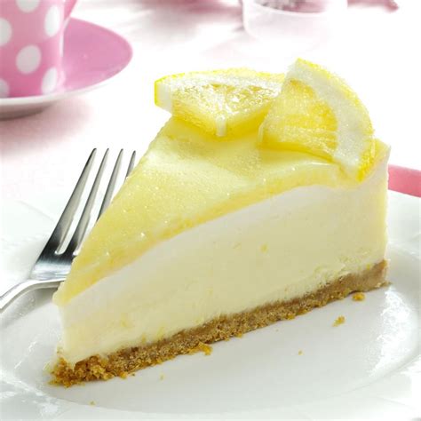 creamy lemon cheesecake recipe taste  home
