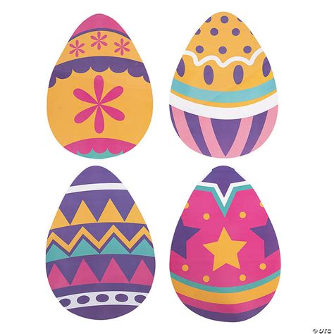 Large Easter Egg Cutouts Oriental Trading