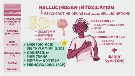 Drug Misuse Intoxication And Withdrawal Hallucinogens Pathology