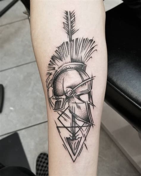 This is Sparta tattoo by Ksenia Vaykhel