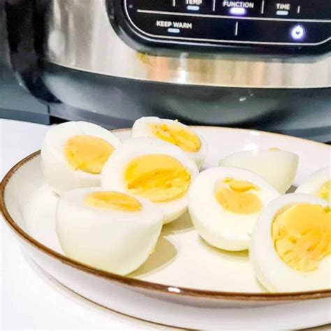 Air Fryer Ninja Foodi Hard Boiled Eggs We Eat At Last