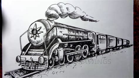 How To Draw Train Drawing Step By Step For Beginners Indian Old Train