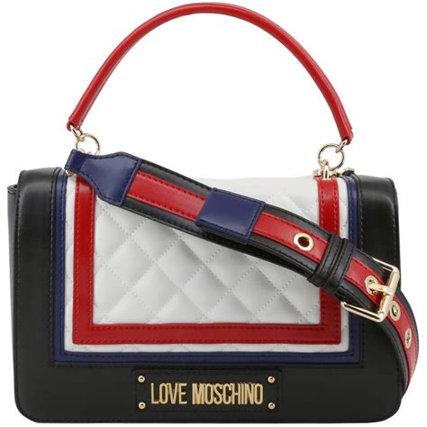 Love Moschino Multicolor Quilted Faux Leather Top Handle Bag Moschino