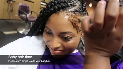 But it works best if you start with a ponytail and damp hair. How to|Goddess/Feed In Lemonade Braids tutorial Natural ...