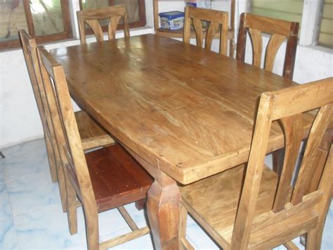 Our collection, which also includes sideboards, buffet tables, cabinets, and barstools and tables. Ging's Six-seater Tugas Dining Table Set: http://www ...